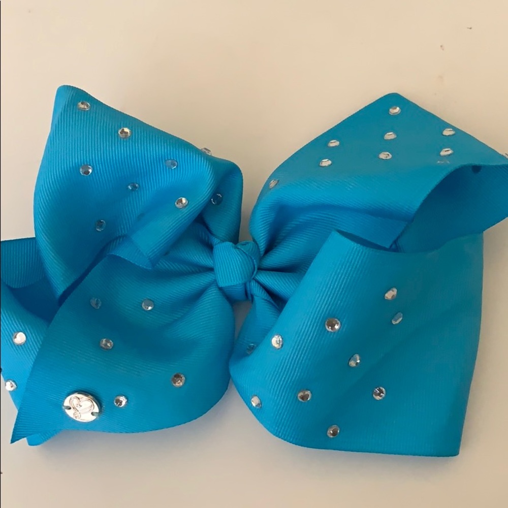blue jojo bow